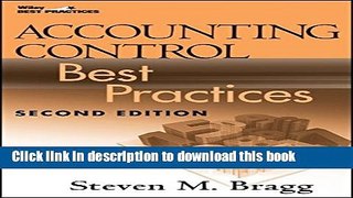 [Popular] Accounting Control Best Practices Kindle Collection