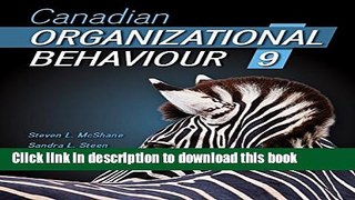 [Popular] Canadian Organizational Behaviour  with Connect with Smartbook PPK Paperback Online