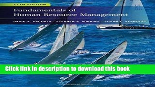 [Popular] Fundamentals of Human Resource Management Paperback Online