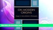 there is  On Modern Origins: Essays in Early Modern Philosophy (Applications of Political Theory)