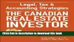 [Popular] Legal, Tax and Accounting Strategies for the Canadian Real Estate Investor Kindle
