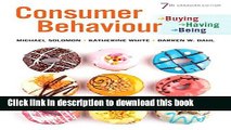 [Popular] Consumer Behaviour: Buying, Having, and Being, Seventh Canadian Edition (7th Edition)