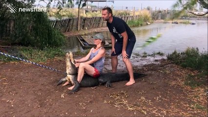 Man gets thumb bitten off by alligator