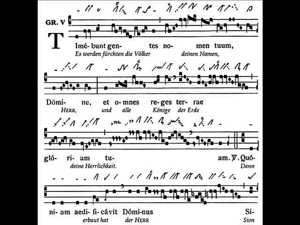 Graduale Timebunt gentes, Dominica XXII TpA (22 TO)