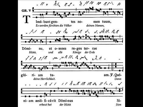 Graduale Timebunt gentes, Dominica XXII TpA (22 TO)