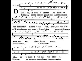 Offertorium Domine in auxilium, Dominica XXII TpA (22 TO)