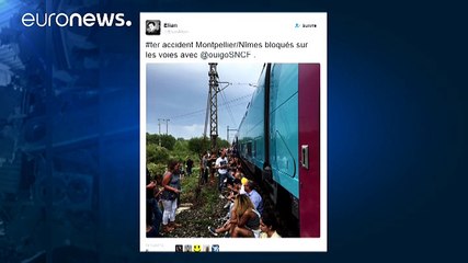 عشرات الجرحى في حادث قطار جنوب فرنسا