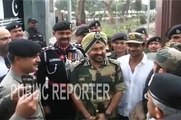 Kapil Sharma At Wagah Border With Pakistani Soldier