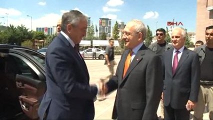 KKTC Cumhurbaşkanı Akıncı, Kılıçdaroğlu'nu Ziyaret Etti