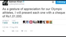 SalmanKhan Announces To Give Rs 1 Lakh To Every Indian Olympian-xnf7fmu0OgM