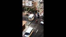 Acidente entre carro e van escolar interdita trânsito em Vila Velha