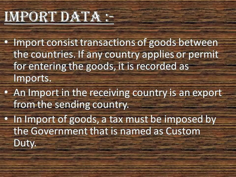 Collect all Relevant Information for Export Import Trade