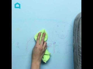How to Clean Crayon off Your Wall in Under a Minute
