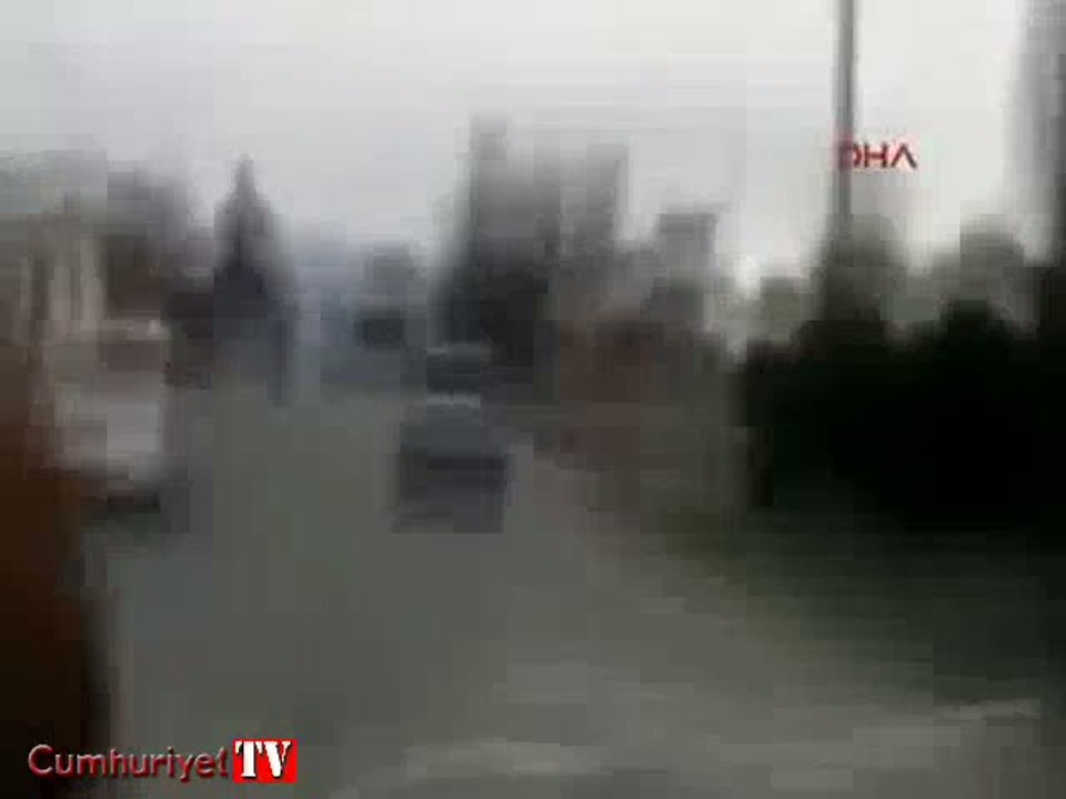 Öfkeli kocadan böyle kaçtı...