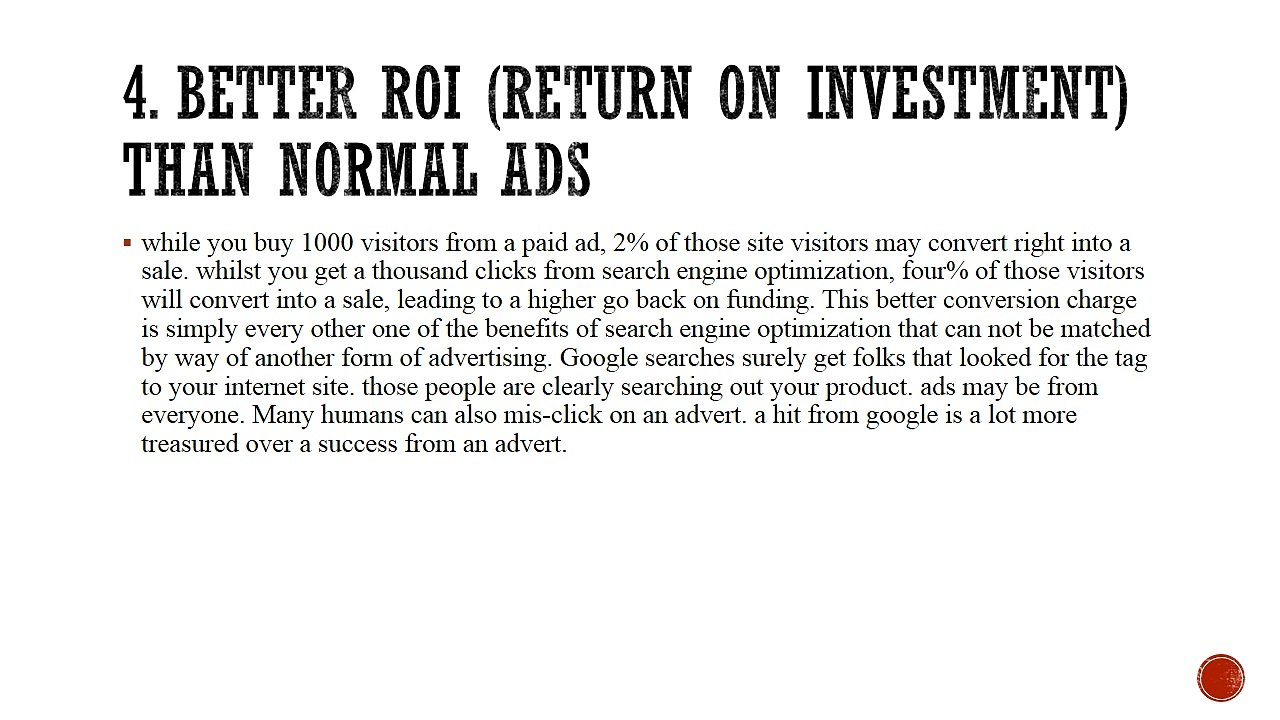 KEY benefits OF search engine optimization marketing