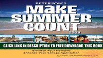 New Book Make Summer Count: Programs   Camps for Teens   Kids 2008
