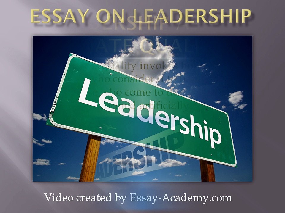 Essay on Leadership