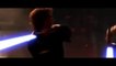 Scène de combat entre Anakin et Obi-Wan dans Star Wars III - début du combat
