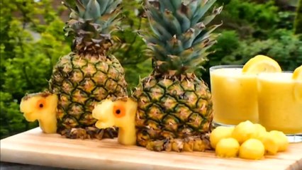 Pineapple Turtle-Food Garnishing Ideas