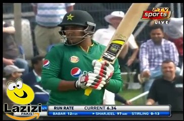 Sharjeel Khan did 4th fastest hundred century on 61 balls against Ireland