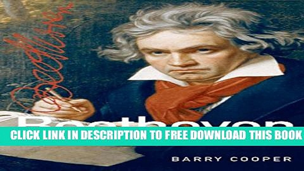 [Download] Beethoven (Master Musicians Series) Kindle Free