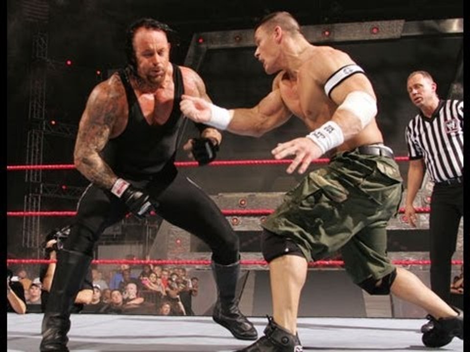 WWE RAW Undertaker vs John CenaBloodiest match In History video