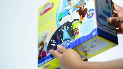 Play Doh Sparkle Snow Dome Set - Disney's Frozen - IkaBikaToys