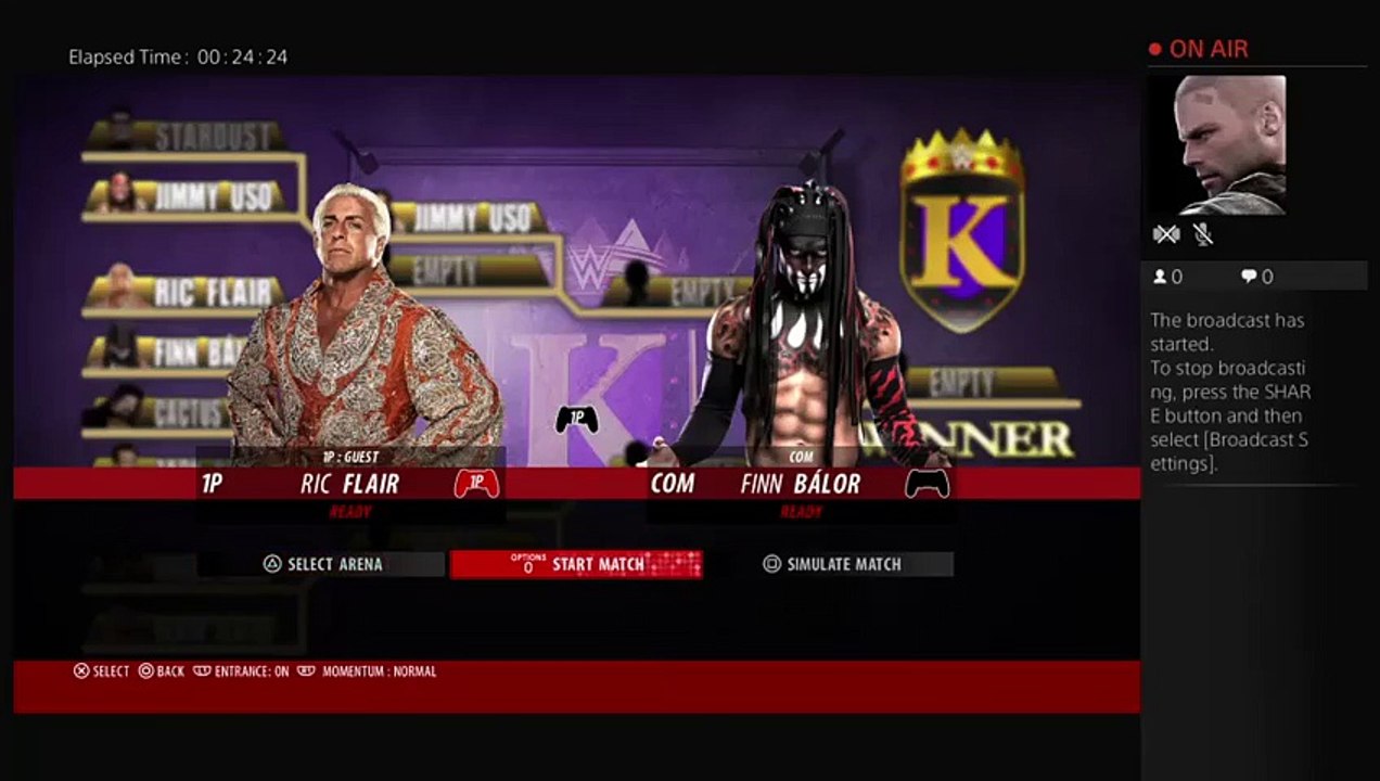 kasper WWE2K16 Live PS4 Broadcast (5)
