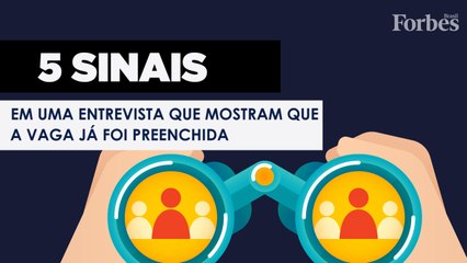 5 sinais em uma entrevista que mostram que a vaga já foi preenchida