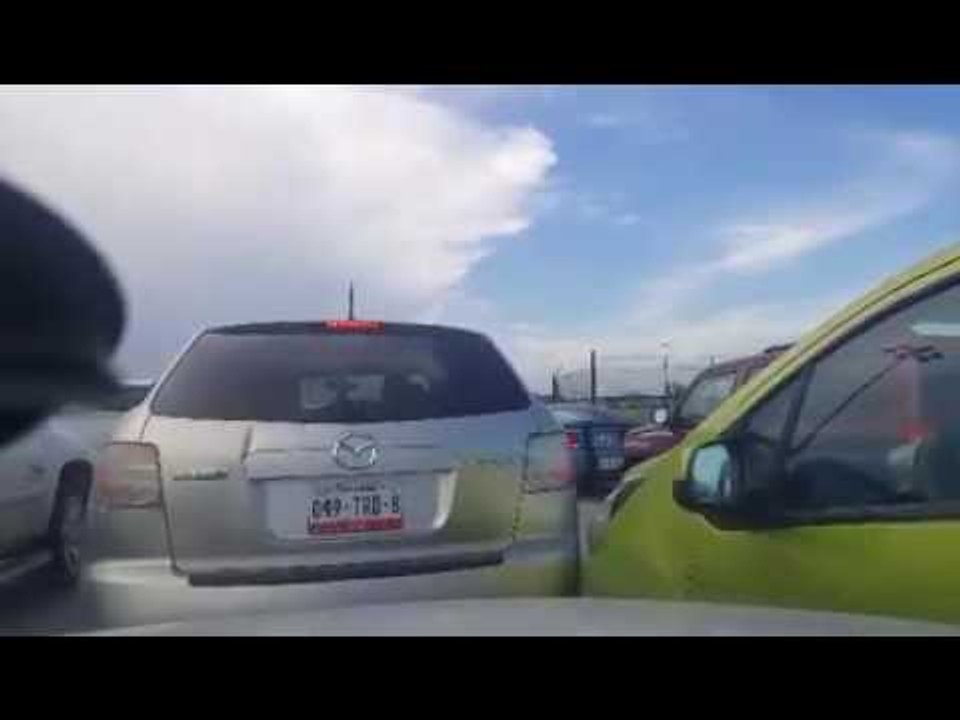 Aggressive Driver Goes to Extreme Lengths to Cut Off Another