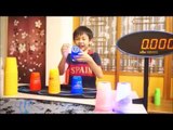 Eight-Year-Old Speed Stacker Practices His Incredible Skills