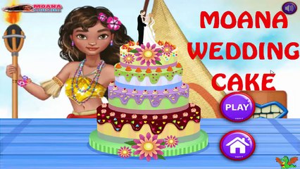Moana Wedding Cake Game - Cooking Video Games For Girls