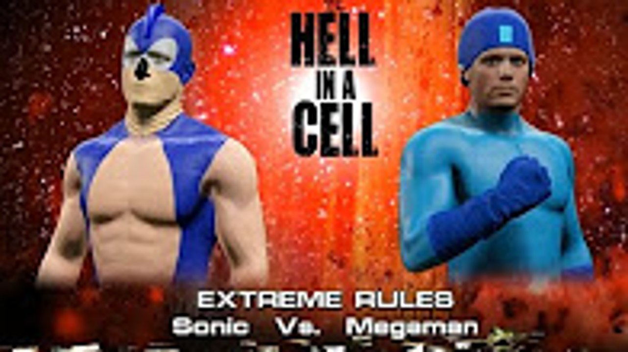 SONIC vs MEGAMAN - WWE 2k15