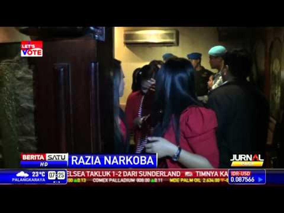 Puluhan Pengunjung Hiburan Malam Positif Narkoba Diringkus