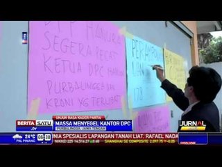 Kader dan Caleg Hanura di Purbalingga Segel Kantor DPC