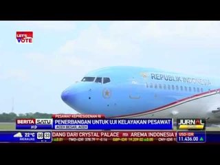 Pesawat Kepresidenan RI Terbang Perdana ke Aceh