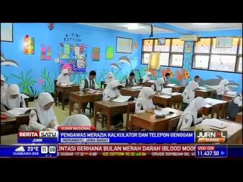 SMA di Indramayu Razia Kalkulator dan Ponsel Sebelum Ujian