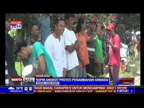 Sopir Angkot di Bogor Protes Penambahan Armada