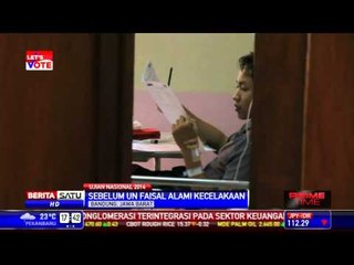 Tangan Diinfus, Siswa SMA di Bandung Ikuti UN