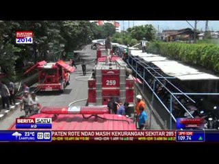 Belasan Bangunan Liar di Pademangan Ludes Terbakar