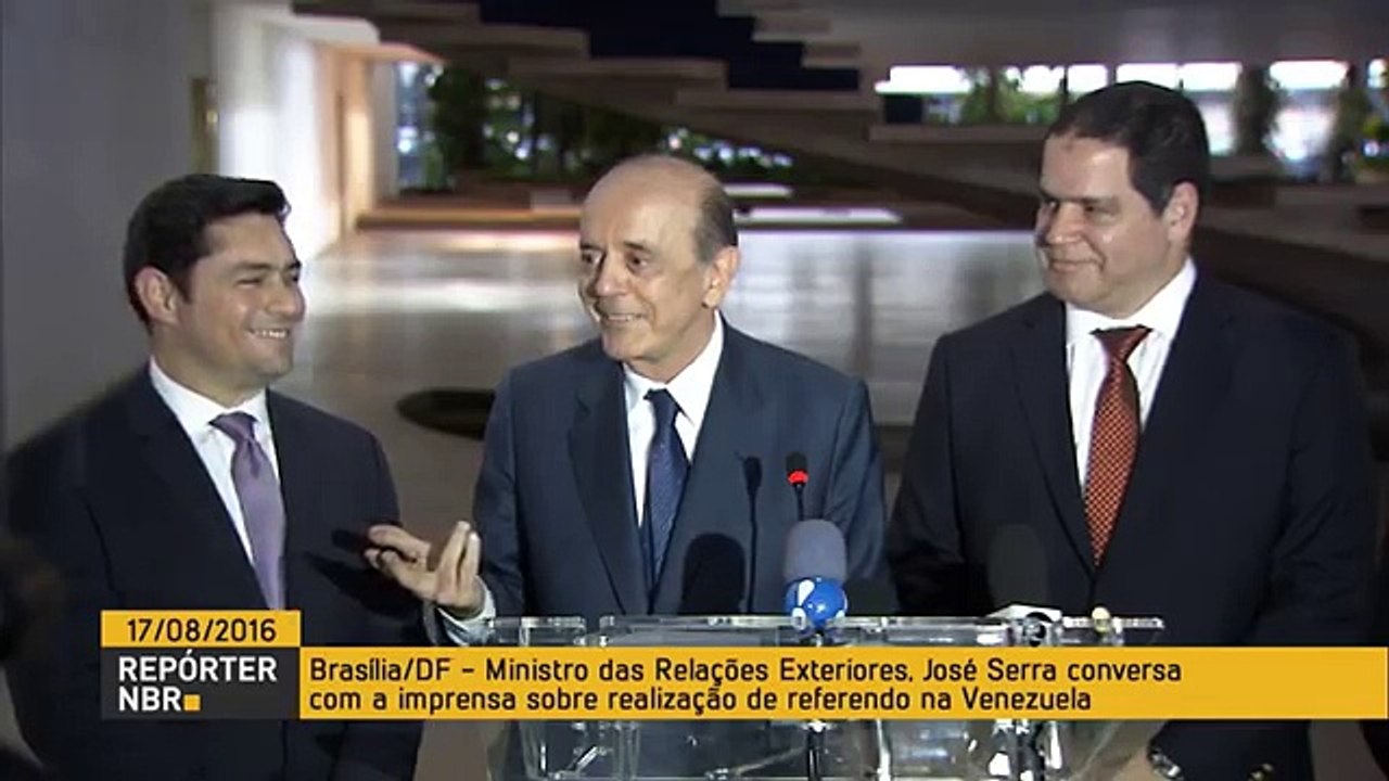 Canciller brasileño respaldó la realización del referendo revocatorio en Venezuela