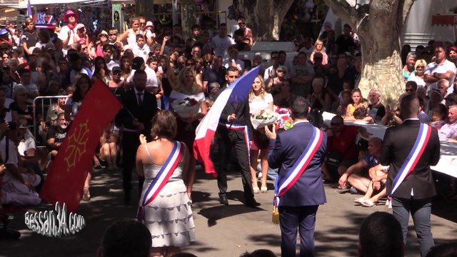 Bessan-Fête Dimanche Remise des bouquets