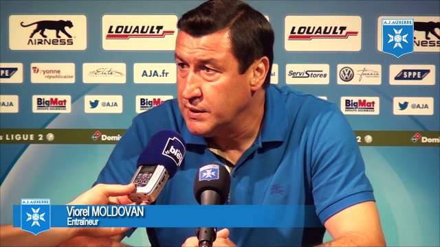 Conférence de presse de Viorel Moldovan avant AJ AUXERRE - Clermont Foot 63