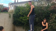 Les jeunes traceurs de FreeSpirit Parkour