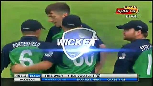 Pakistan Fall Of Wickets vs Ireland in 1st ODI 2016