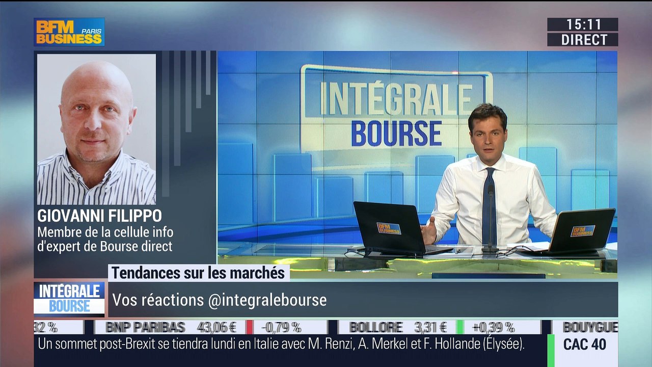Les tendances sur les marchés: Le Brent a franc...