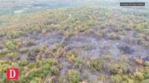 Flash info  18-08-2016 Lot : un drone survole une forêt ravagée par les flammes