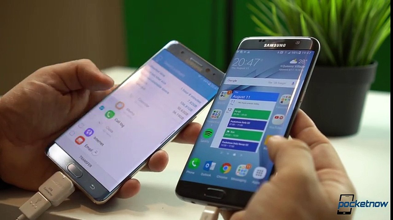 Samsung Galaxy Note 7 hands on review and Iris scanning feature