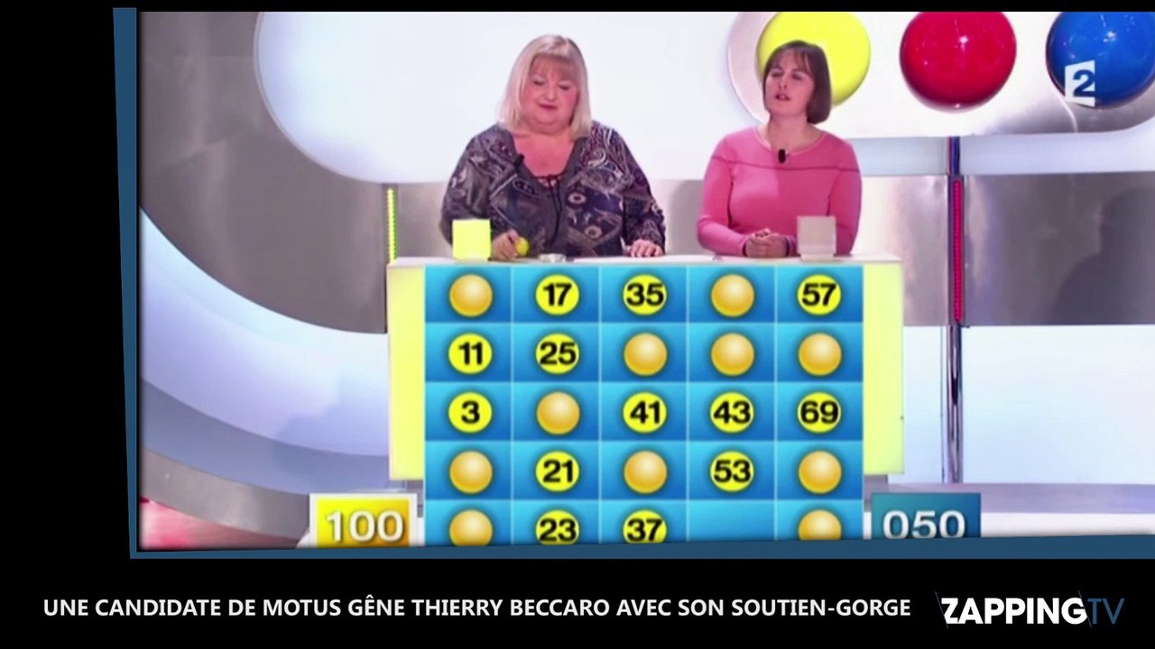 France : Une candidate de Motus choque Thierry Beccaro en remettant son soutien-gorge (Vidéo)