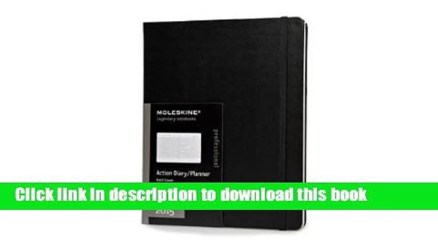 [PDF] Moleskine 2015 Action Planner, Vertical, 12 Month, Extra Large, Black, Hard Cover (7.5 x 10)